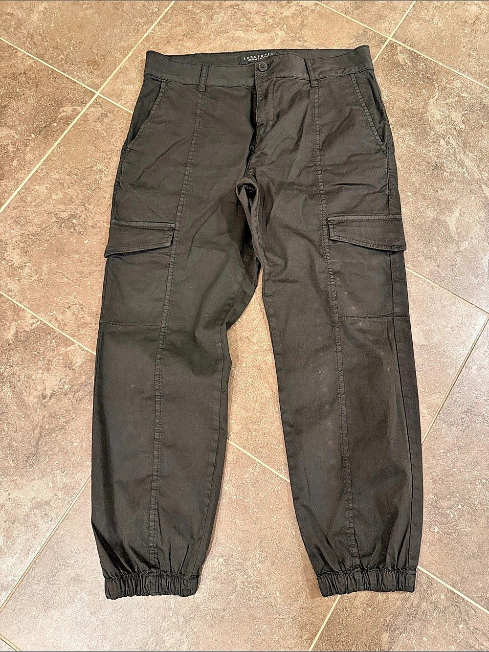 Sanctuary Standard Surplus Cargo Jogger Cargo Jogger Black Waist 29